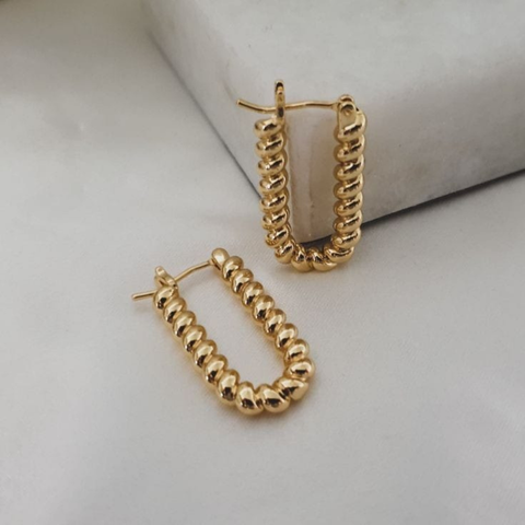 PENDIENTES AURA CUADRADA ¡TU BELLEZA HACE TU ESTILO! + ENVÍO GRATIS