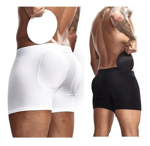 Bóxer levantacola para hombres - levanta los glúteos, mantiene el abdomen firme y la entrepierna con soporte de bolsa 3D - ¡Atrévete a lucir más firme y seguro!