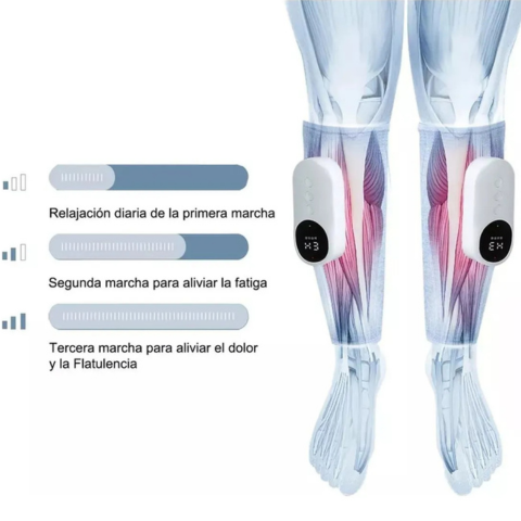 VITALEG™ MASAJEADOR DE PIERNAS ¡RECUPERA TUS PIERNAS DESPUÉS DE UN LARGO DÍA DE TRABAJO! + MANUAL DE USO+ ENVÍO GRATIS