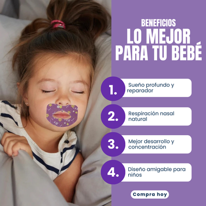BREAKIDS™ PARCHE CORRECTOR DE RESPIRACIÓN ¡TU HIJO DORMIRÁ TODA LA NOCHE! + PAGA 2 LLEVA 3 + ENVÍO GRATIS