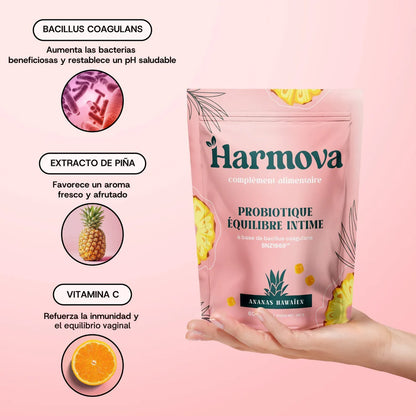 Gomitas para la zona intima sabor a piña - mejora tu salud vaginal, te balancea el PH y te quita el mal olor - ¡Mantén tu florecita saludable!