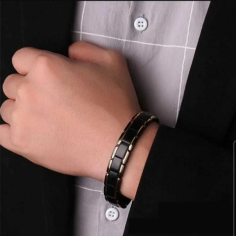 PULSERA UNISEX ¡DALE EL EQUILIBRIO QUE TU CUERPO MERECE! + EN ACERO IMOXIDABLE Y ORO LAMINADO
