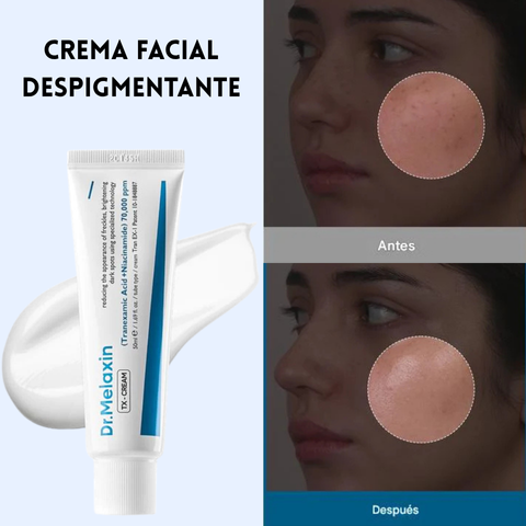 Crema Facias Dr. Melaxin - Ayuda a reducir manchas, mejora la textura cutánea y equilibra el tono de la piel - ¡Unifica tu piel hoy!