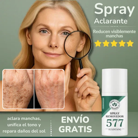 Spray aclarante 577 - Despigmenta la piel, Repara los daños causados por el sol y Seguro para todos tipo de piel - ¡Gran promo 2 unidades!