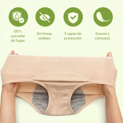 Pantys para la incontinencia - Trae 3 capas de absorción para 24h de protección, elimina olores y viene pack de 3 unidades