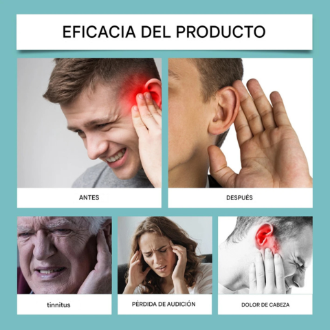 Gotas echofree PAGA 1 LLEVA 2 - Alivia el molesto tinnitus sin terapia de sonido, fortalece el tímpano y promueve una mejor calidad de descanso