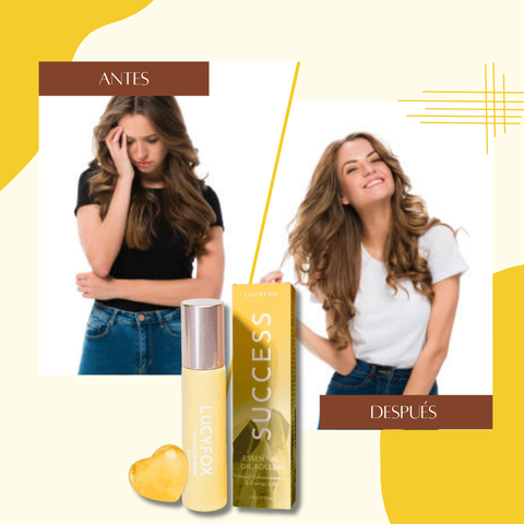 Aceite esencial en roll-on -Ayuda a mejorar el estado de ánimo, la claridad y la ansiedad - ¡Con dos semanas de uso sentirás los cambios!