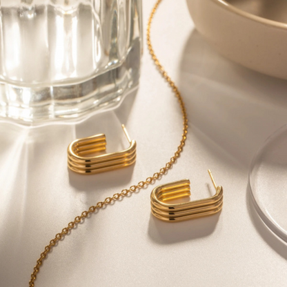 ARETES GLAMURITAS ¡COMBINA ELEGANCIA Y COMODIDAD! + ENVÍO GRATIS