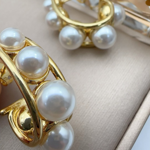 ARETES PERLAS ELEGANCIA ¡UN ESTILO ÚNICO! + ENVÍO GRATIS