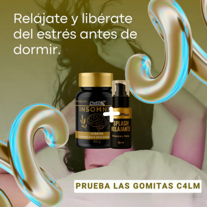 🌙MAXIPLUS GOMITAS + SPLASH ¡DESCANSO PROFUNDO, ENERGÍA RENOVADA✨! + ENVÍO GRATIS