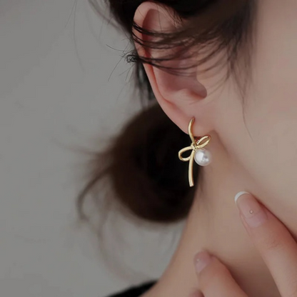 PENDIENTES LAZOS PERLADOS ¡EL REGALO PERFECTO! + ENVÍO GRATIS.