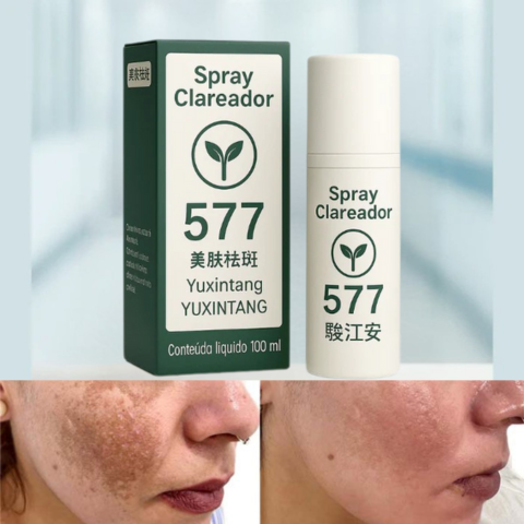 Spray aclarante 577 - Despigmenta la piel, Repara los daños causados por el sol y Seguro para todos tipo de piel - ¡Gran promo 2 unidades!