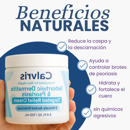 Bálsamo botánico - ayuda a calmar la caspa, la psoriasis y la dermatitis del cuero cabelludo + 50% DCT
