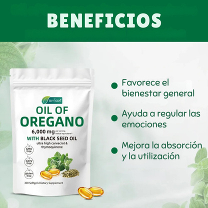 🌿 ACEITE DE ORÉGANO NATURAL ¡Fortalece tu cuerpo, equilibra tu digestión y recupera tu energía✨! + envío gratis