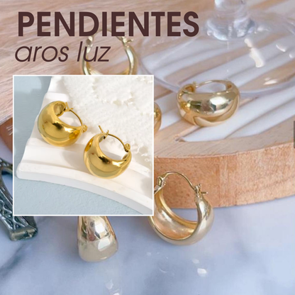 Pack a tu Medida Aretes ORELLA (Escoge el pack con tus favoritas) ¡SUPER OFERTA x2 x3 x4!  DOBLE BAÑO DE ORO DE 18K + ENVÍO GRATIS