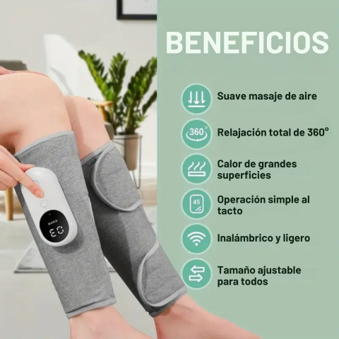 VITALEG™ MASAJEADOR DE PIERNAS ¡RECUPERA TUS PIERNAS DESPUÉS DE UN LARGO DÍA DE TRABAJO! + MANUAL DE USO+ ENVÍO GRATIS