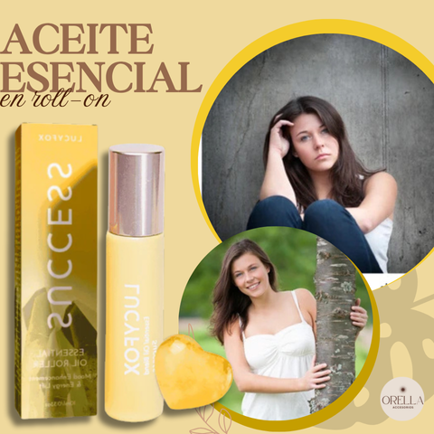 Aceite esencial en roll-on -Ayuda a mejorar el estado de ánimo, la claridad y la ansiedad - ¡Con dos semanas de uso sentirás los cambios!