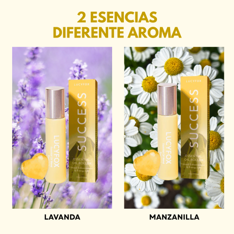 Aceite esencial en roll-on -Ayuda a mejorar el estado de ánimo, la claridad y la ansiedad - ¡Con dos semanas de uso sentirás los cambios!