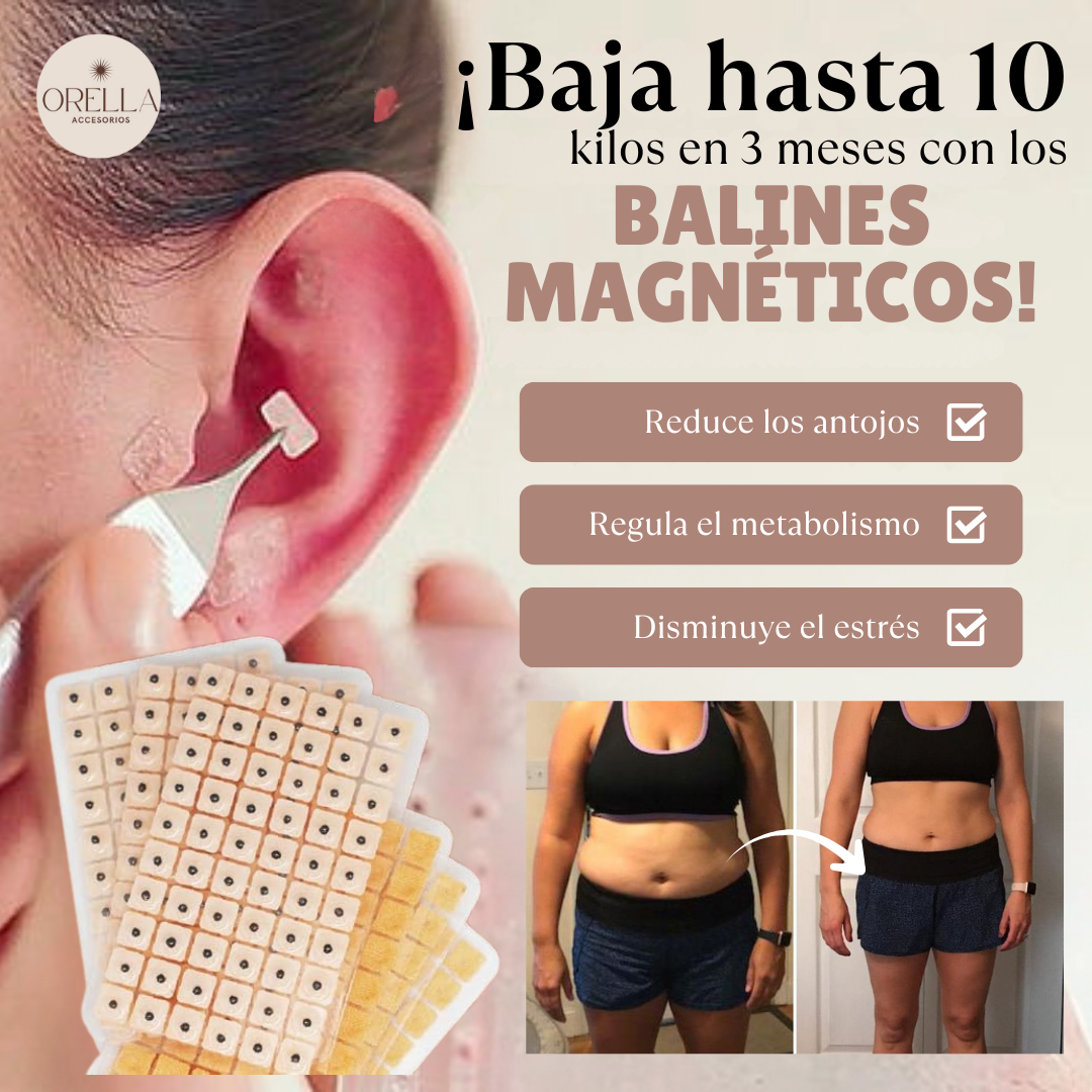 Balines magnéticos - ¡Oferta paga 120 lleva 240 para 3 meses! - pierde 10 kilos sin dietas ni ejercicios + GRATIS guía de colocación + PDF de hábitos saludables
