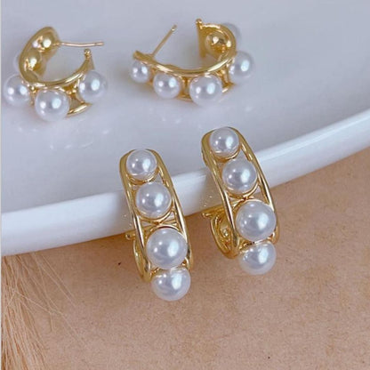 ARETES PERLAS ELEGANCIA ¡UN ESTILO ÚNICO! + ENVÍO GRATIS