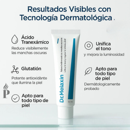 Crema Facias Dr. Melaxin - Ayuda a reducir manchas, mejora la textura cutánea y equilibra el tono de la piel - ¡Unifica tu piel hoy!