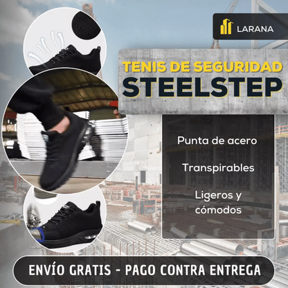 STEELSTEP™ TENIS DE SEGURIDAD ¡LOS TODO TERRENO QUE QUIERES! + TENEMOS DESDE LA TALLA 37 HASTA LA 41
